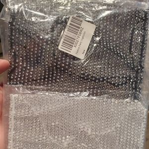 Pack of rhinestone  masks. 3 pack